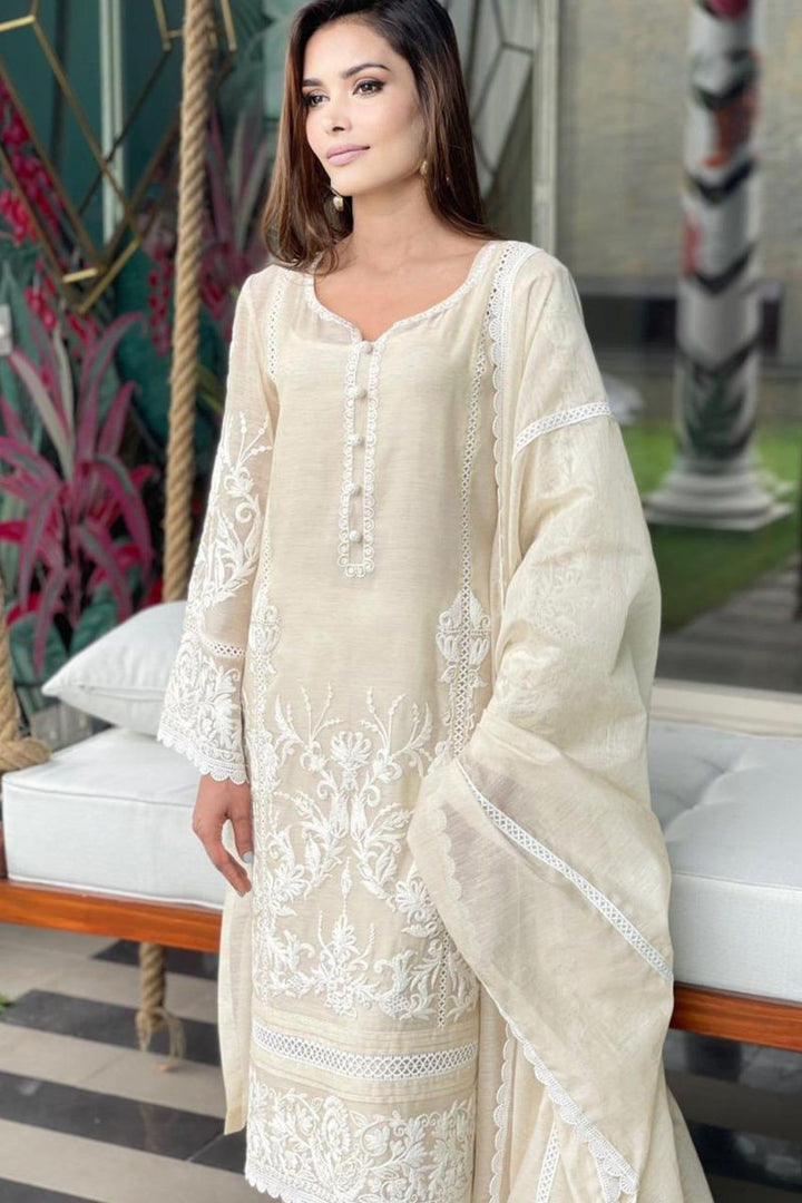 Maheen Trends - Dainty - 3 Piee - Khaadi Organza