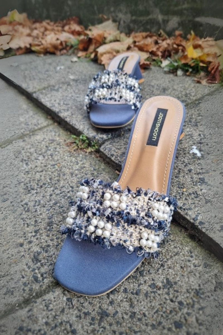 JootiShooti - Pearls Night Out - Navy - Heels