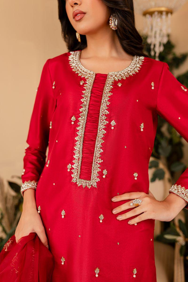 Allure by Ih - NYRA - CHERRY - Katan Silk - 3 Piece