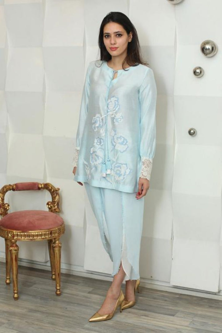 Maheen Trends - Bluebells - Blue - 2 Piece - Cotton