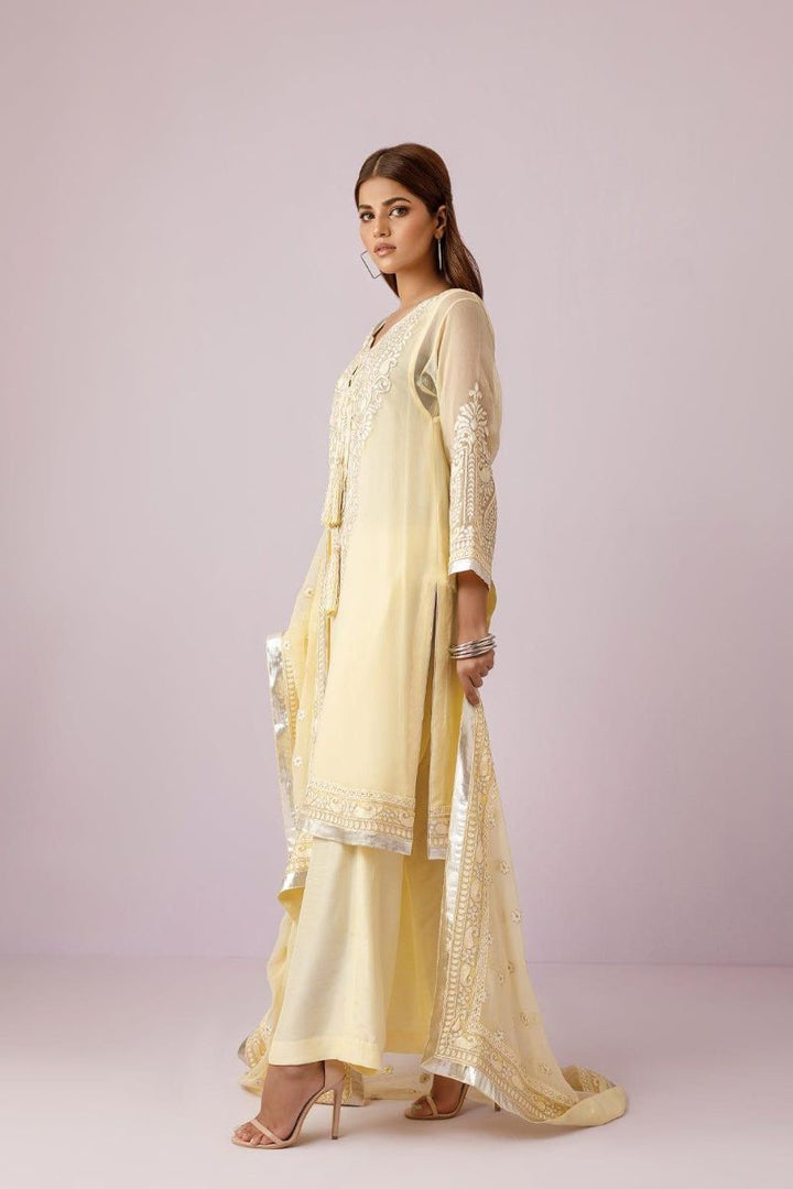 Rizwan Beyg - Altan - Embroidered Chiffon & Cotton - 2 Piece