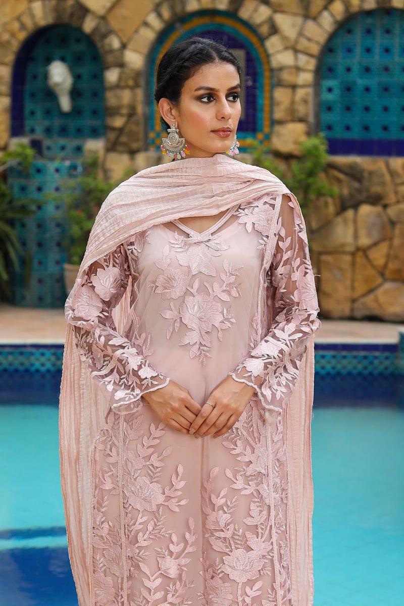 Rizwan Beyg - Accacia - Viscose - Pink - 2 Piece - Studio by TCS