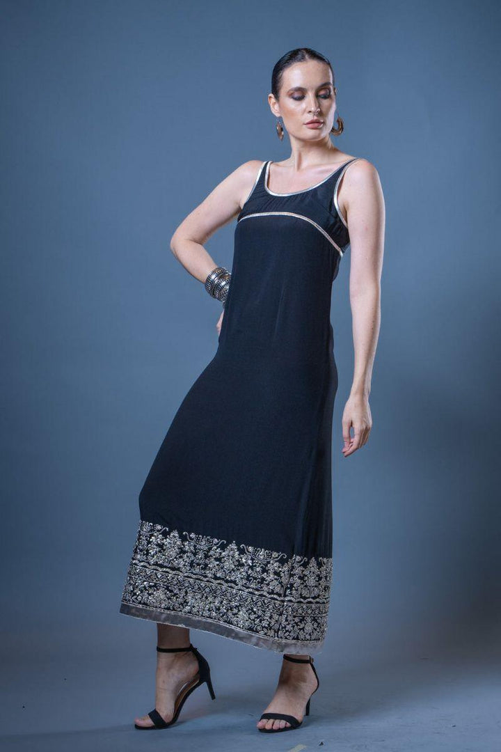 Rizwan Beyg - Ayanda - Crepe - Black - 1 Piece