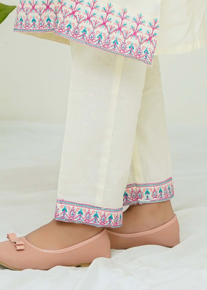 Modest - Mistara - Cream - Khaddar - Girls 2 Piece Suit