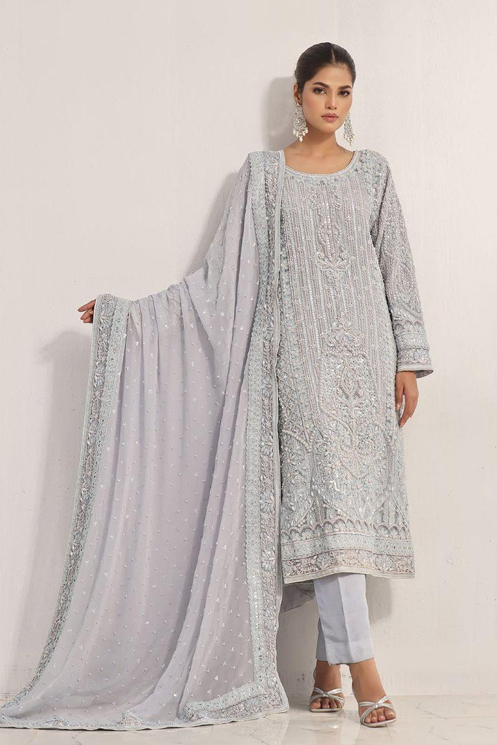 Rizwan Beyg Design - Espania - Cotton Net - Blue - 2 Piece