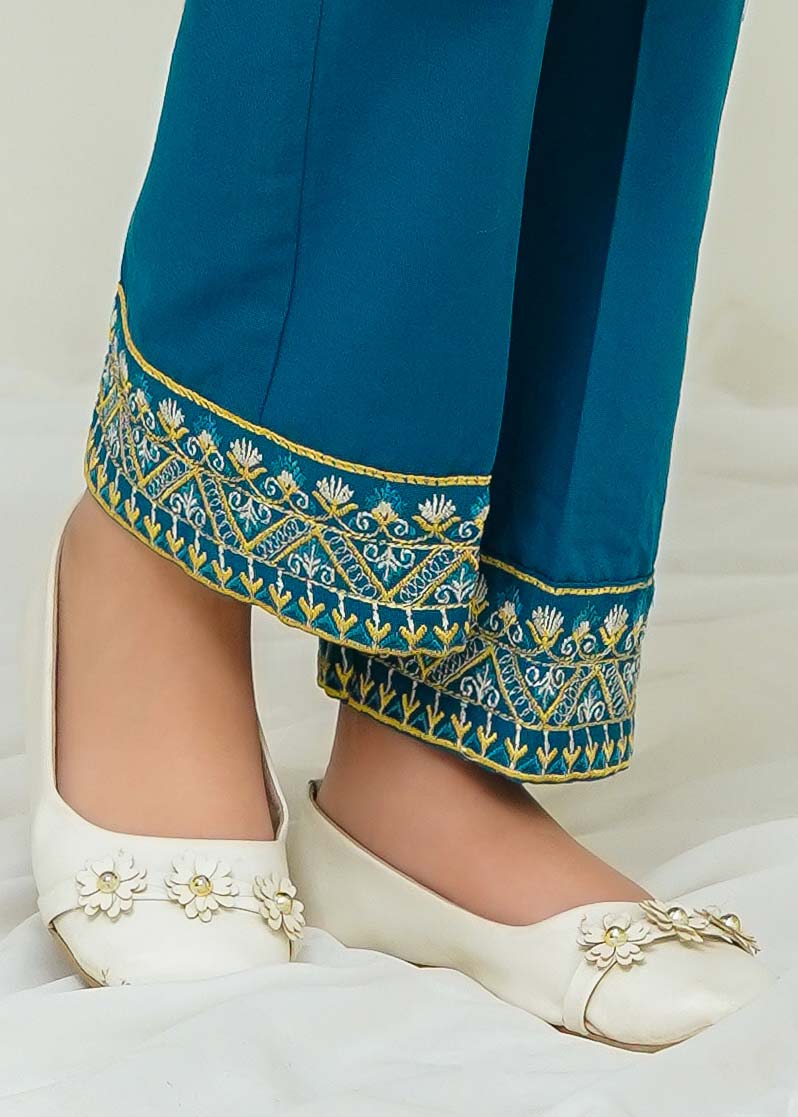 Modest - Serene - Blue - Khaddar - Girls 2 Piece Suit