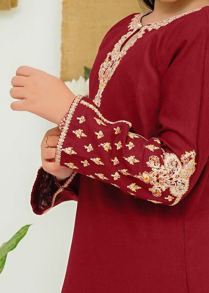 Modest - Pomona - Maroon - Khaddar - Girls 2 Piece Suit