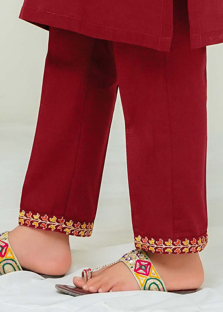 Modest - Pomona - Maroon - Khaddar - Girls 2 Piece Suit