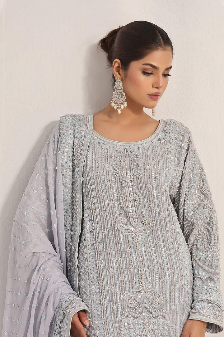 Rizwan Beyg Design - Espania - Cotton Net - Blue - 2 Piece