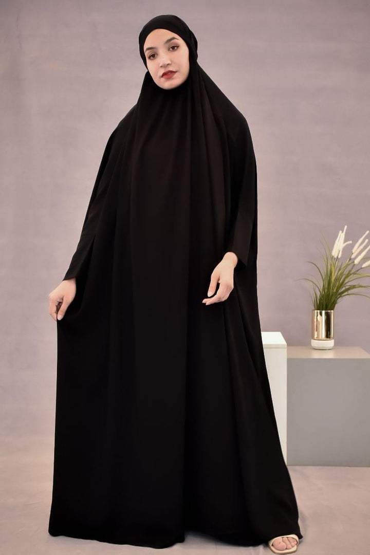 Malbus - JILBAB - 1 Piece - Abaya - Black - Studio by TCS