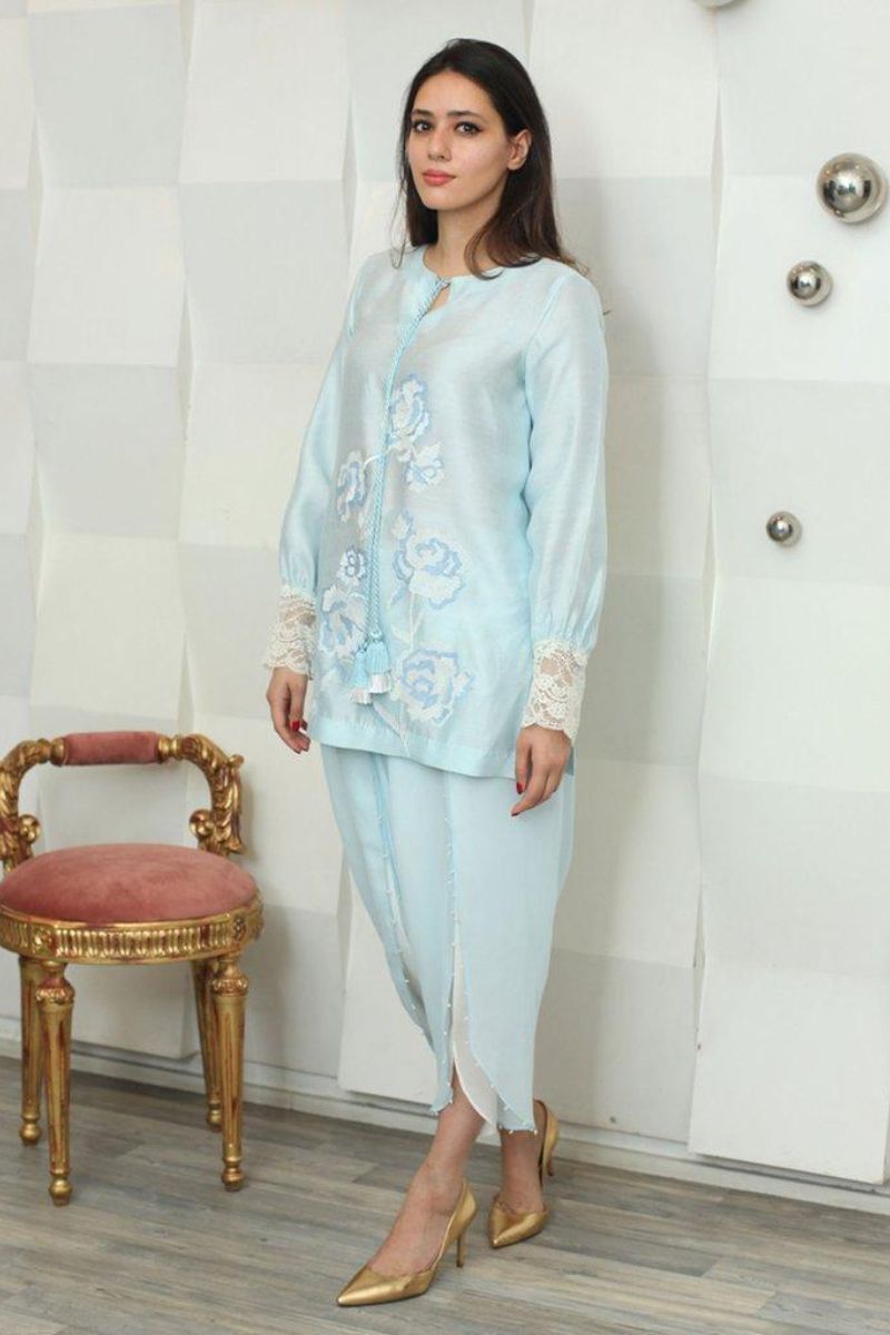 Maheen Trends - Bluebells - Blue - 2 Piece - Cotton