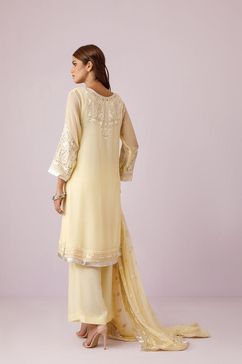 Rizwan Beyg - Altan - Embroidered Chiffon & Cotton - 2 Piece