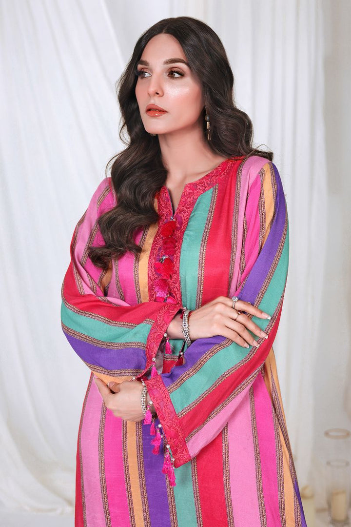 Reema Ahsan - MAHAY - PK Raw silk  - Multi  - 2 Piece