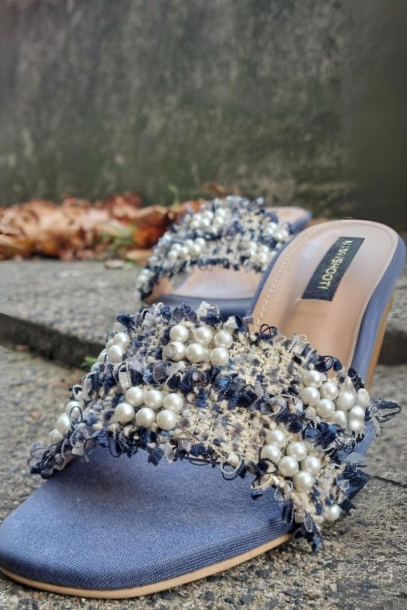 JootiShooti - Pearls Night Out - Navy - Heels