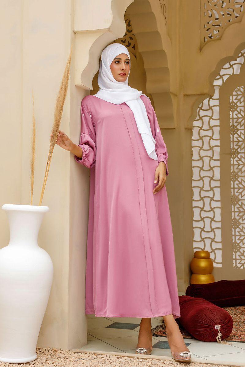 Hijabi - Precious Pink Abaya - Studio by TCS