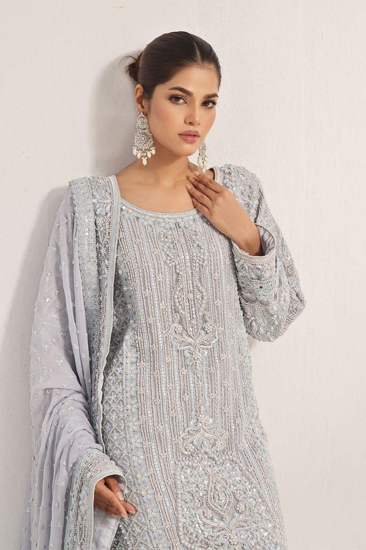 Rizwan Beyg Design - Espania - Cotton Net - Blue - 2 Piece