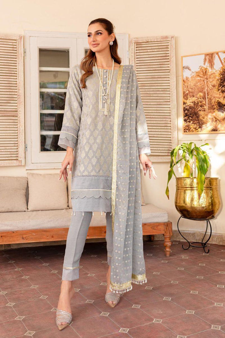 Allure by Ih - ARIA - Grey - Jacquard - 3 Piece