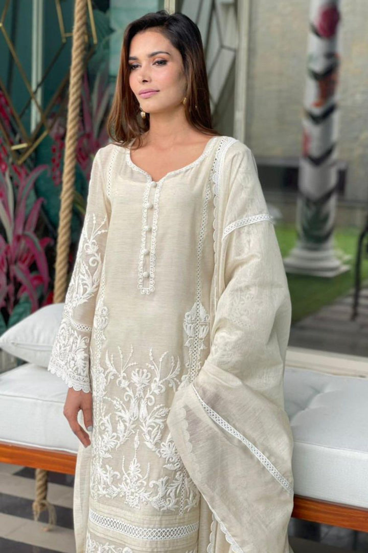 Maheen Trends - Dainty - 3 Piee - Khaadi Organza