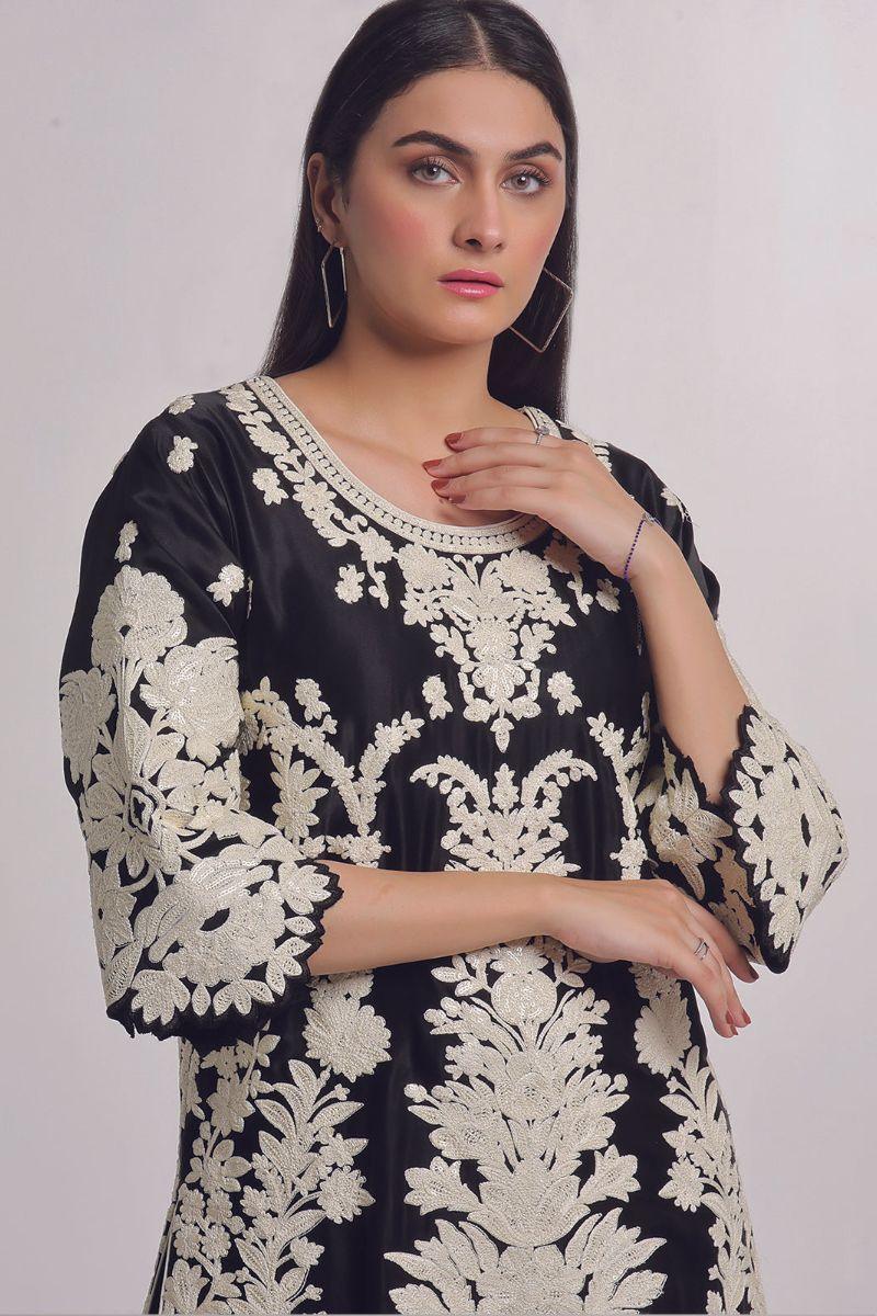 Rizwan Beyg Design - Simrene Black - Russian - Black - 1 Piece