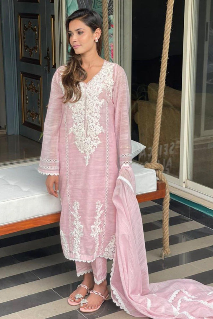 Maheen Trends - La rose - 3 Piece - Karandi Organza