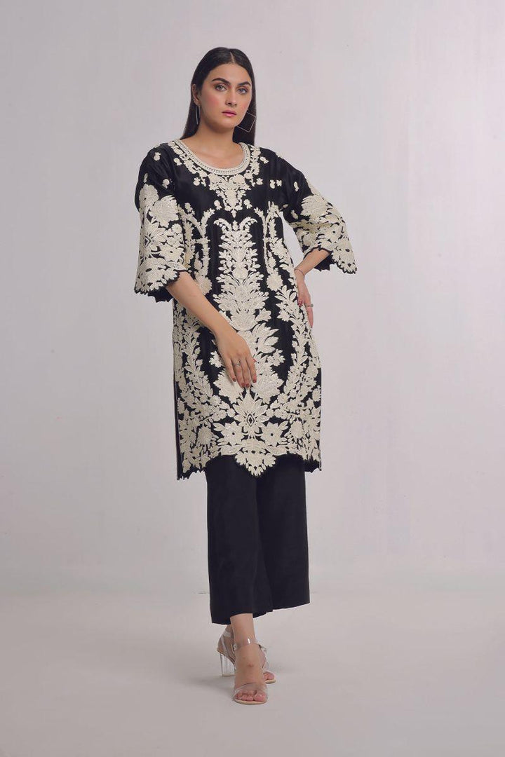 Rizwan Beyg Design - Simrene Black - Russian - Black - 1 Piece