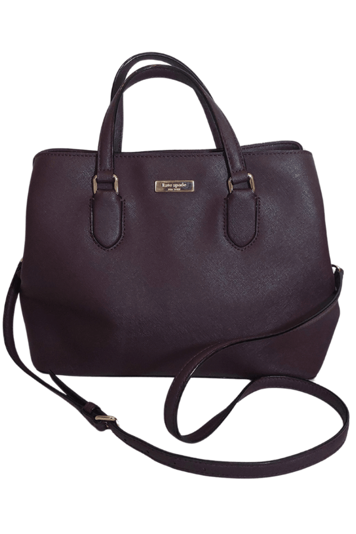 Pre-Loved Treasures - Kate Spade Purple Leather Laurel Way Satchel