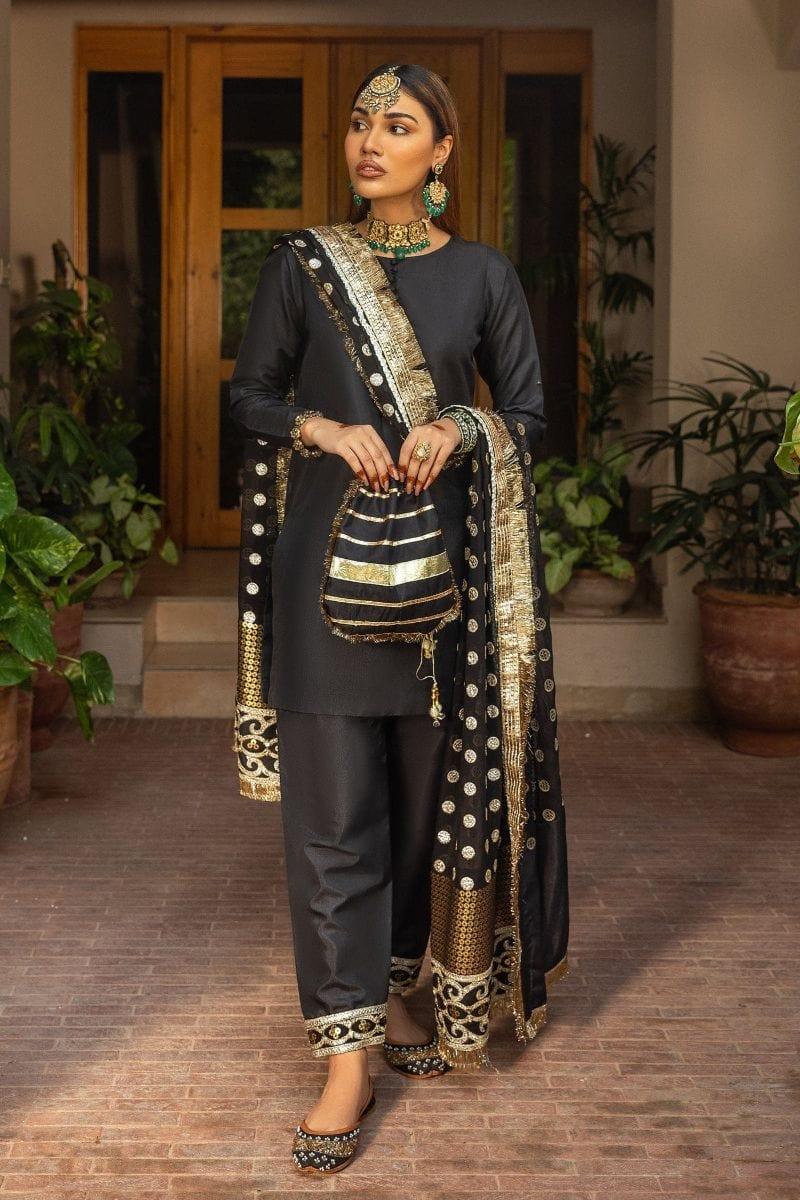 Allure by Ih - MINA - Katan Silk - Black - 4 Piece - Studio by TCS