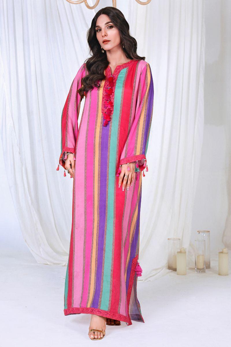 Reema Ahsan - MAHAY - PK Raw silk  - Multi  - 2 Piece