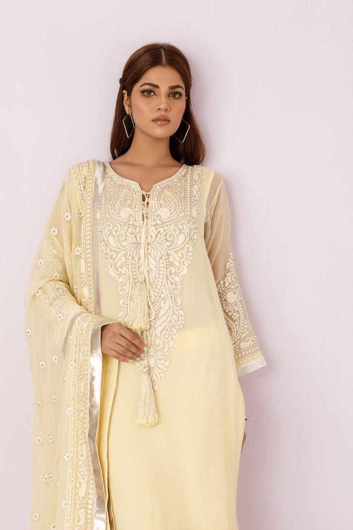 Rizwan Beyg - Altan - Embroidered Chiffon & Cotton - 2 Piece