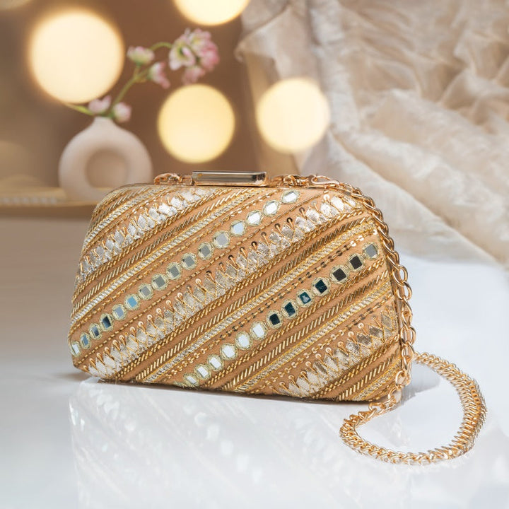 JootiShooti - Ronak Clutch - Gold