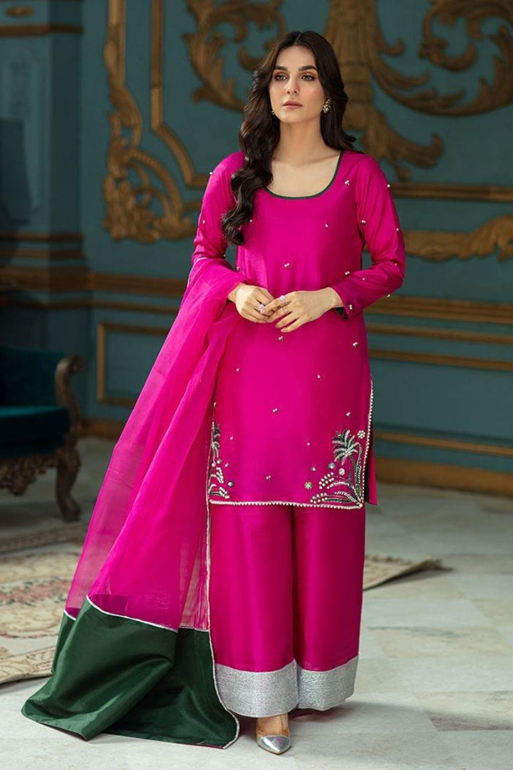 Allure by Ih - PAMELA - Katan Silk - Fuschia - 3 Piece - Studio by TCS