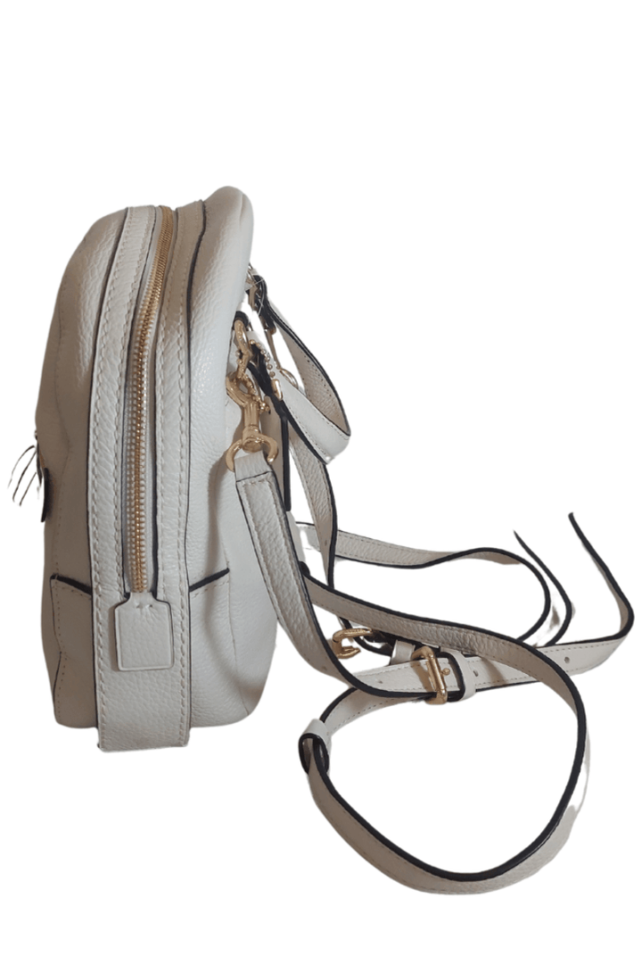 Pre-Loved Treasures - Coach White Pebbled Leather Andi Backpack | Brand New