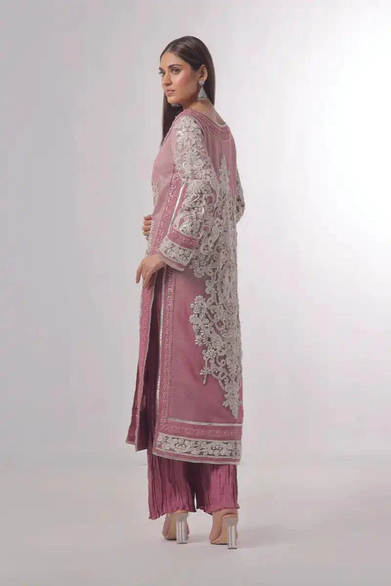 Rizwan Beyg Design - Roccoco - Cotton Net - Pink - 2 Piece