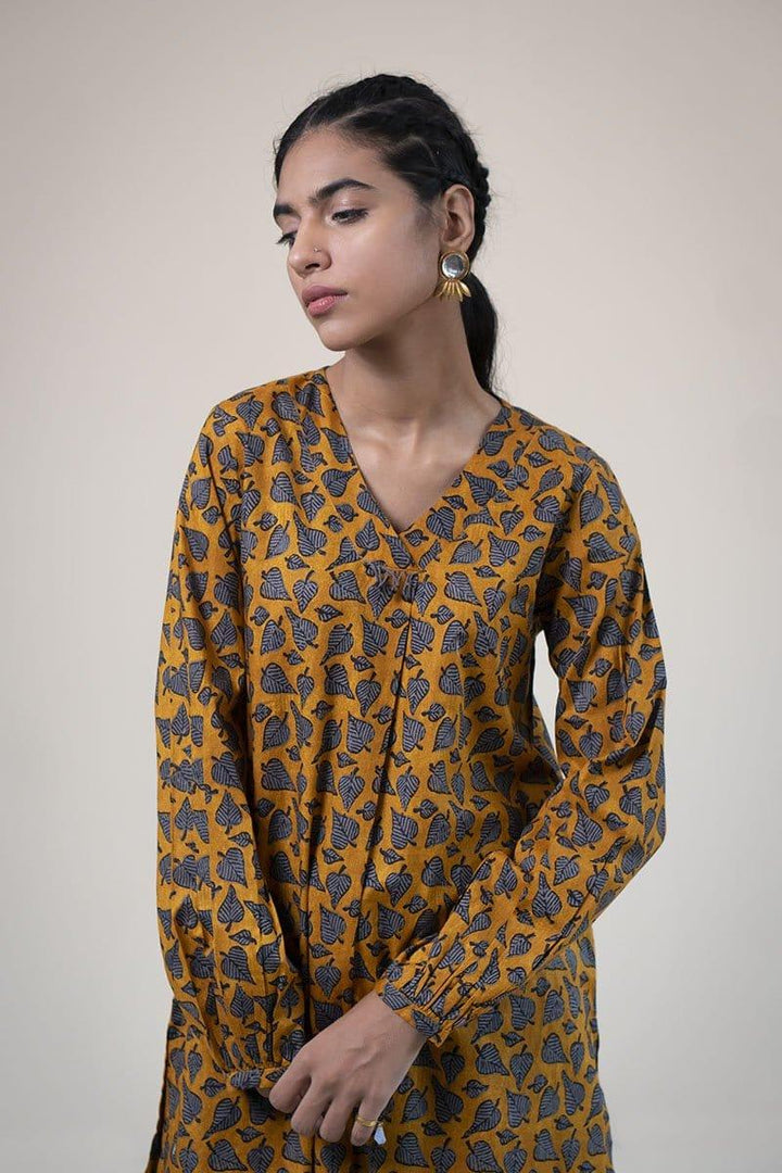 Generation - Mustard Pattay Shirt - 1 PC - Studio by TCS