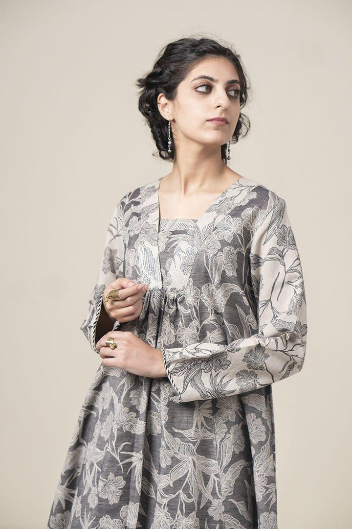 Generation - Grey Scale Frock - 1 PC - Studio by TCS