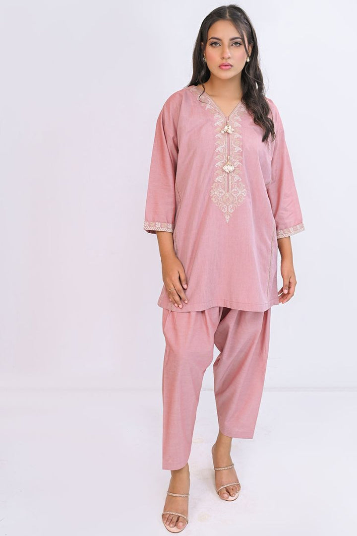 Ayla Studio - Seher - Chambray - Pink - 2 Piece