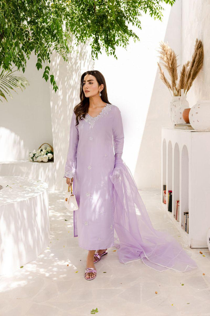 Allure by IH - ANASIA - Lilac - Silk & Organza - 3 Piece