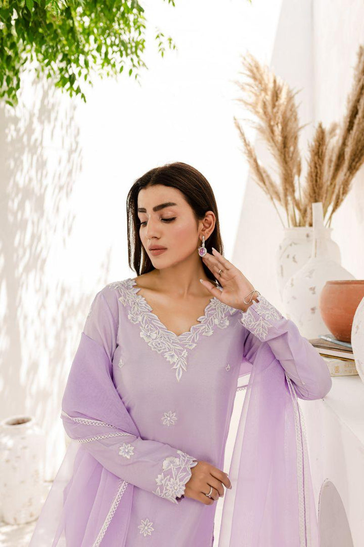 Allure by IH - ANASIA - Lilac - Silk & Organza - 3 Piece