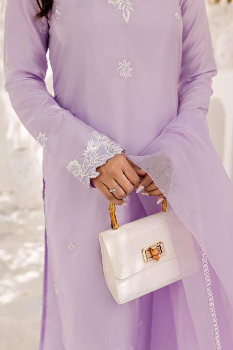 Allure by IH - ANASIA - Lilac - Silk & Organza - 3 Piece