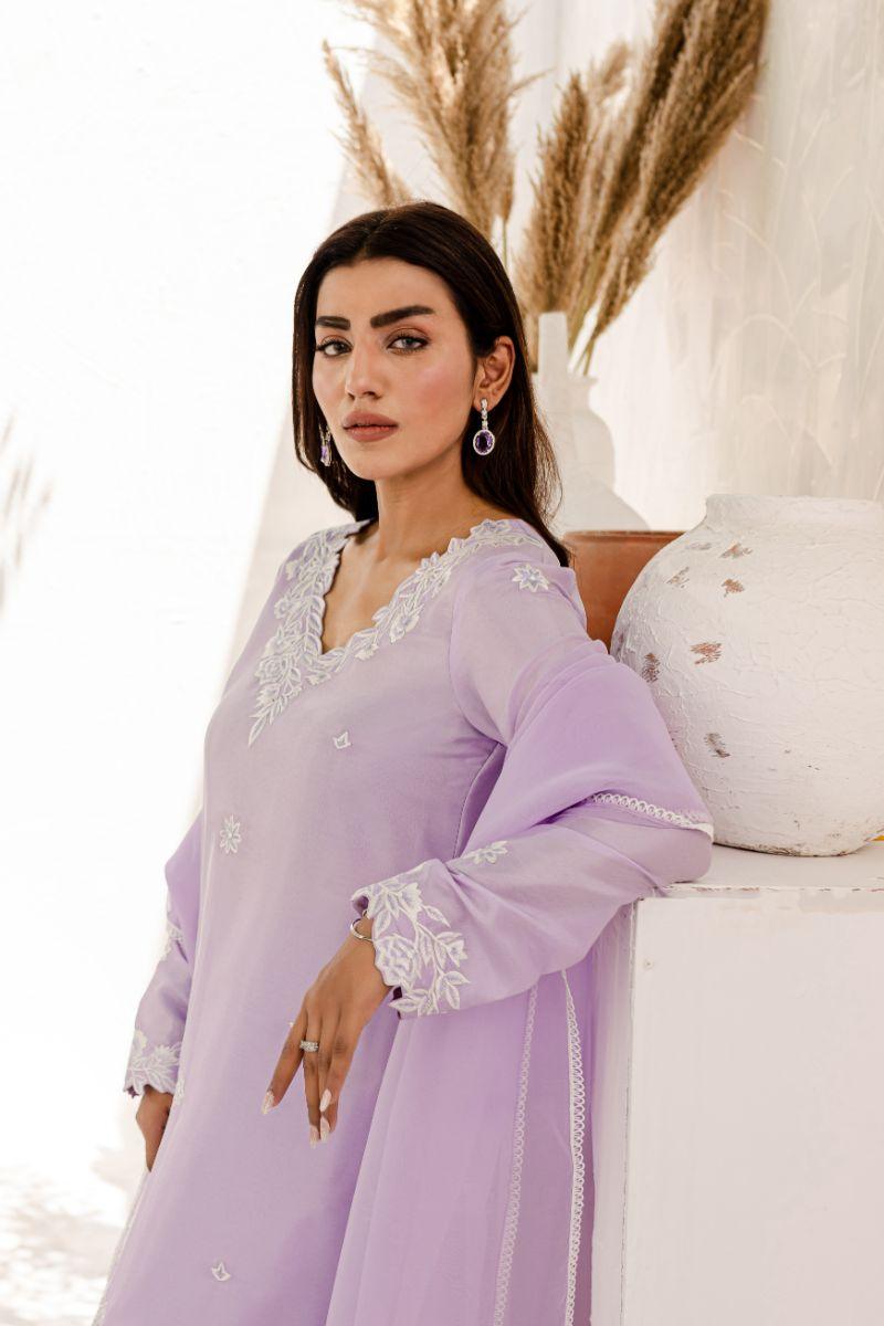 Allure by IH - ANASIA - Lilac - Silk & Organza - 3 Piece