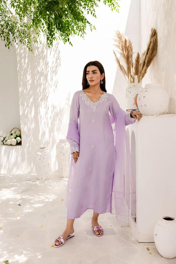 Allure by IH - ANASIA - Lilac - Silk & Organza - 3 Piece