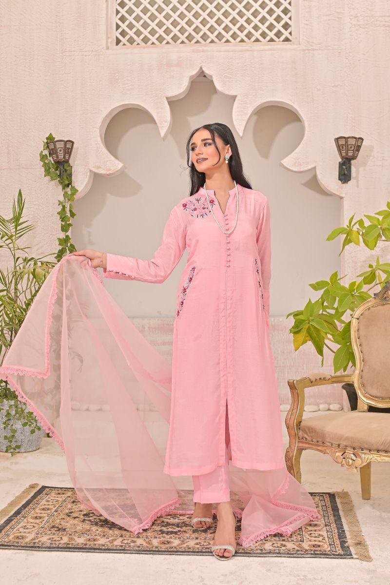 Ruby Couture - AYZAL  - Raw Silk  - 3 Piece