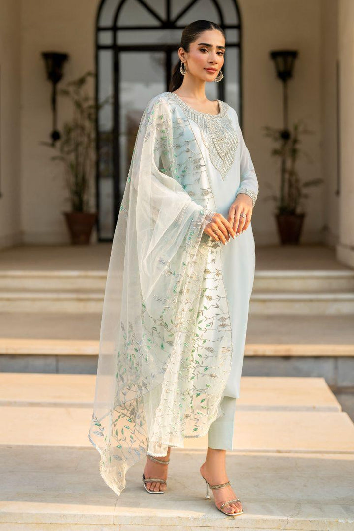 Natasha Kamal - Adele - aqua - Georgette lined with crepe de chin - 3 Piece