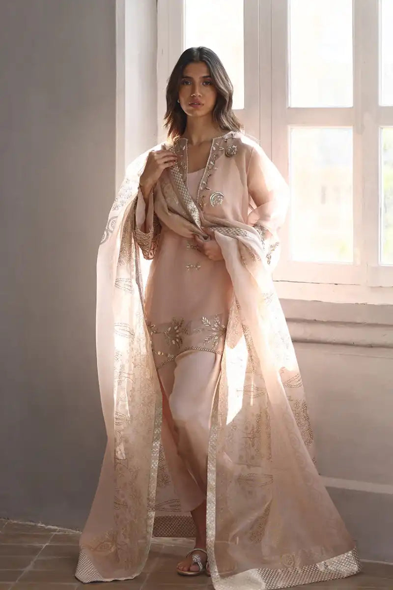 Sania Maskatiya - Amaya - Organza & Raw Silk - 3 Piece