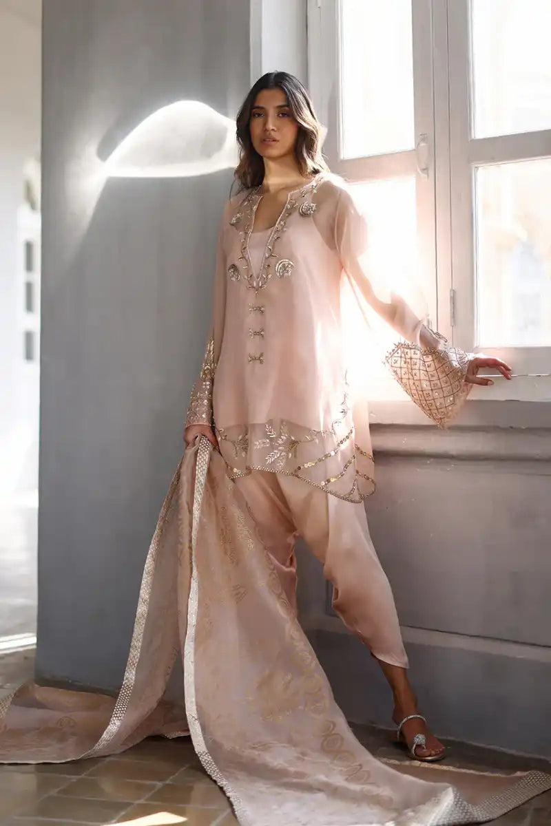 Sania Maskatiya - Amaya - Organza & Raw Silk - 3 Piece