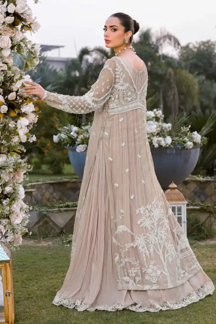 Reema Ahsan - Aramis - Net & Silk - Skin  - 3 Piece