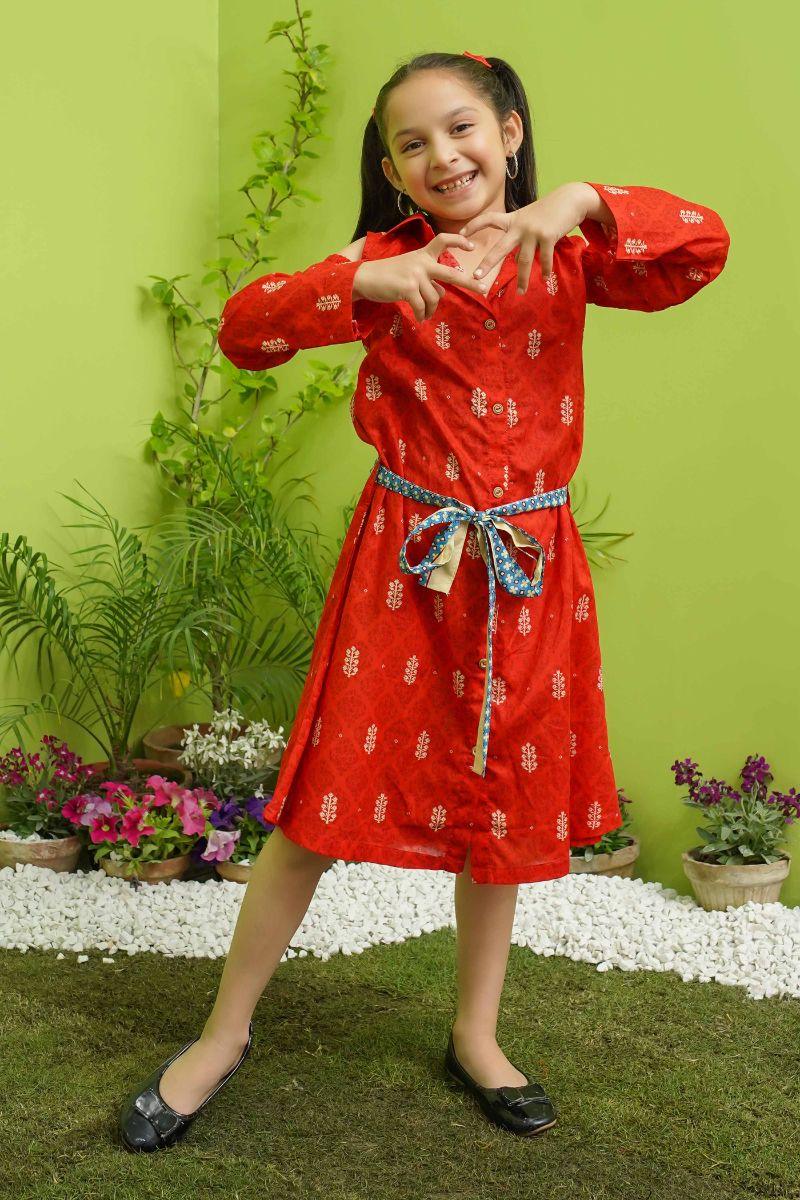 Modest - Rosy - Lawn - Red - 2 Piece Suit