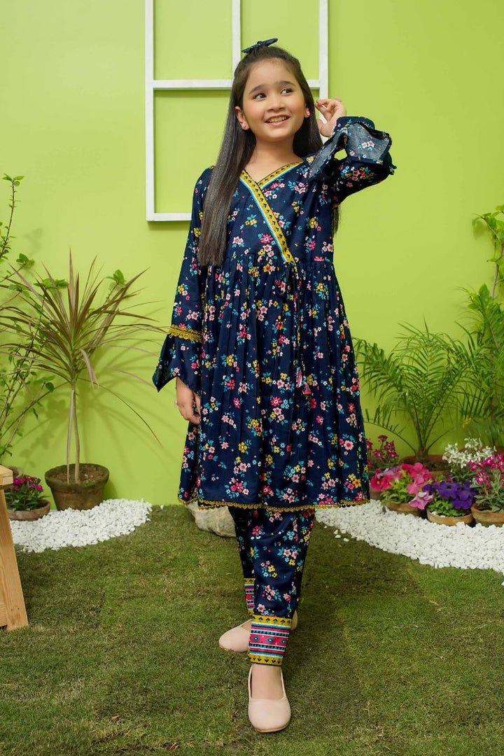 Modest - Blue Daisy - Lawn - 2 Piece Suit