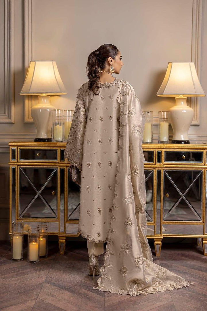 Nuriyaa - Aster - Tissue - Golden - 3 Piece - Studio by TCS