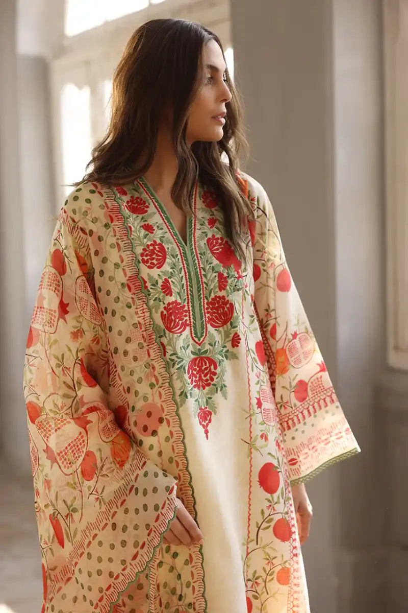 Sania Maskatiya - Azira - Khaddi Silk & Organza - 3 Piece